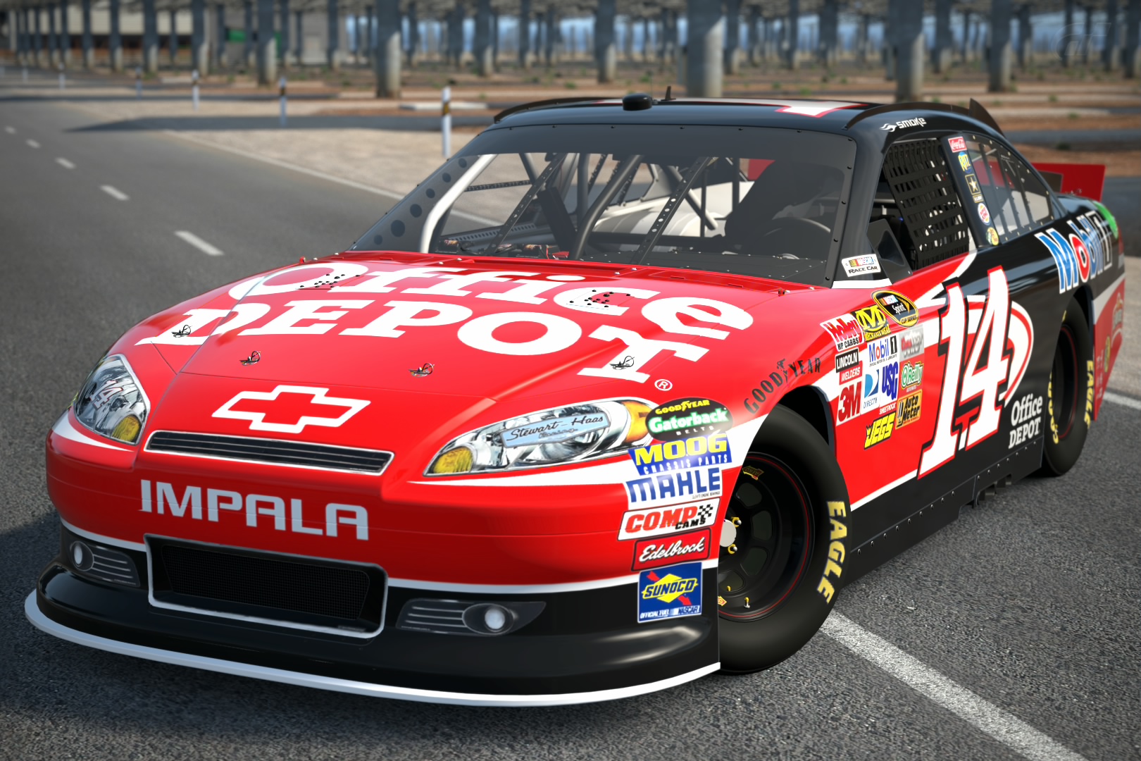 2011 Tony Stewart 14 Office Depot Chevrolet Impala 11