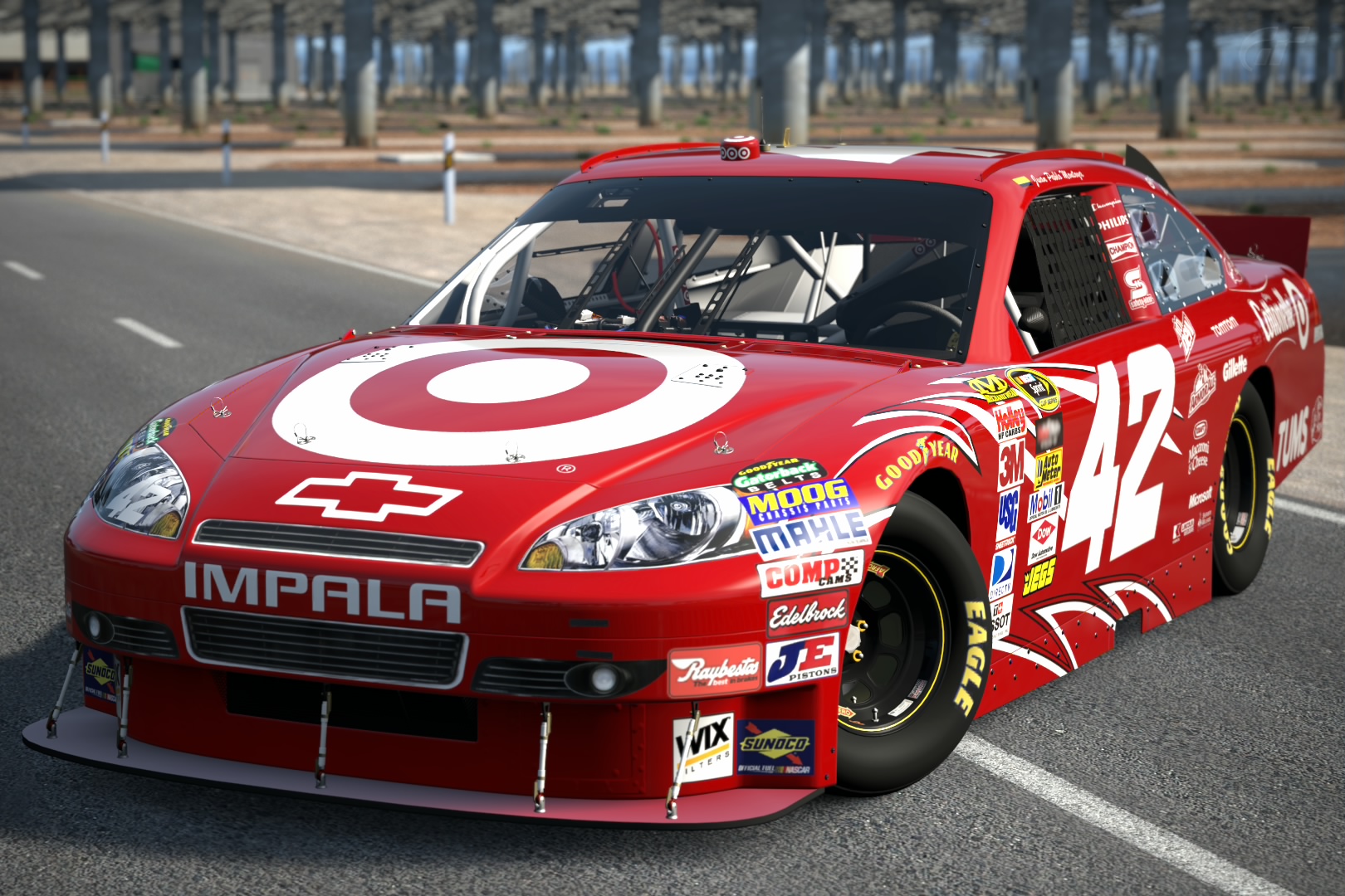 2010 Juan Montoya 42 Target Chevrolet Impala 10 Gran Turismo Wiki Fandom