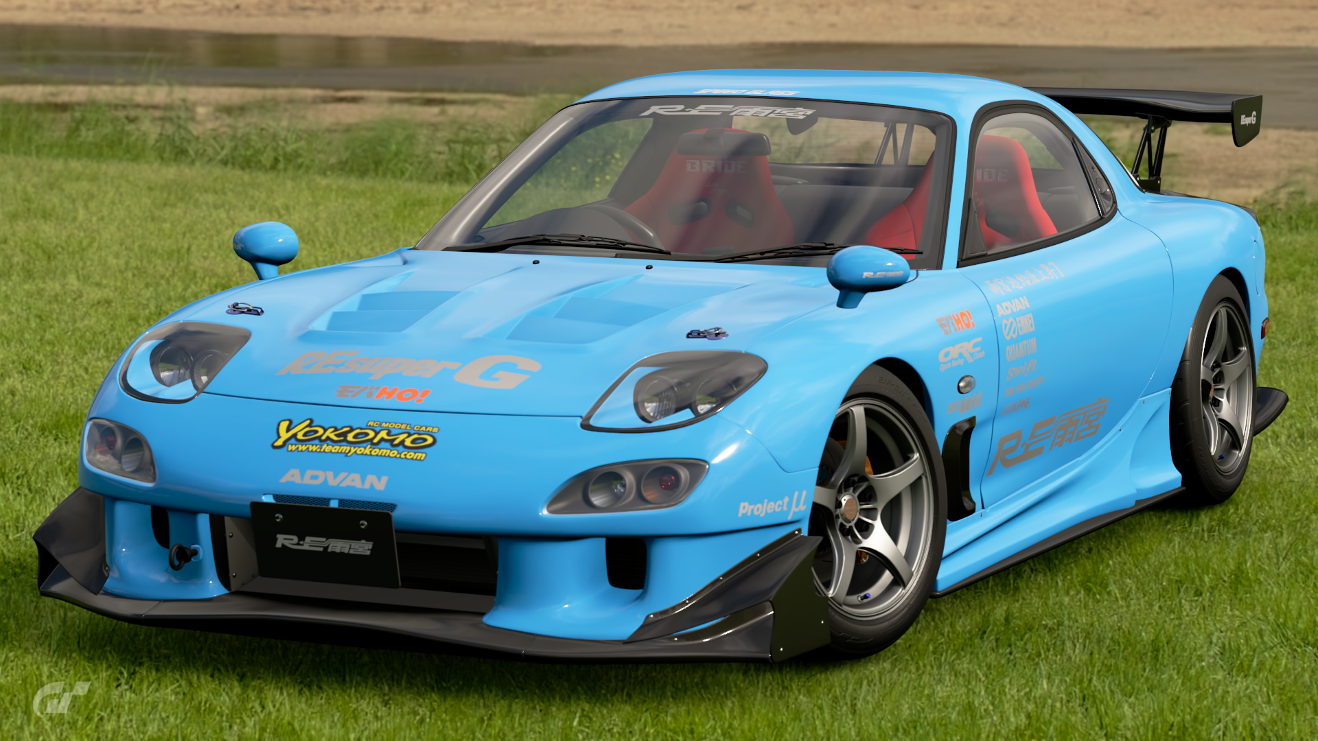 Mazda rx 7 blue