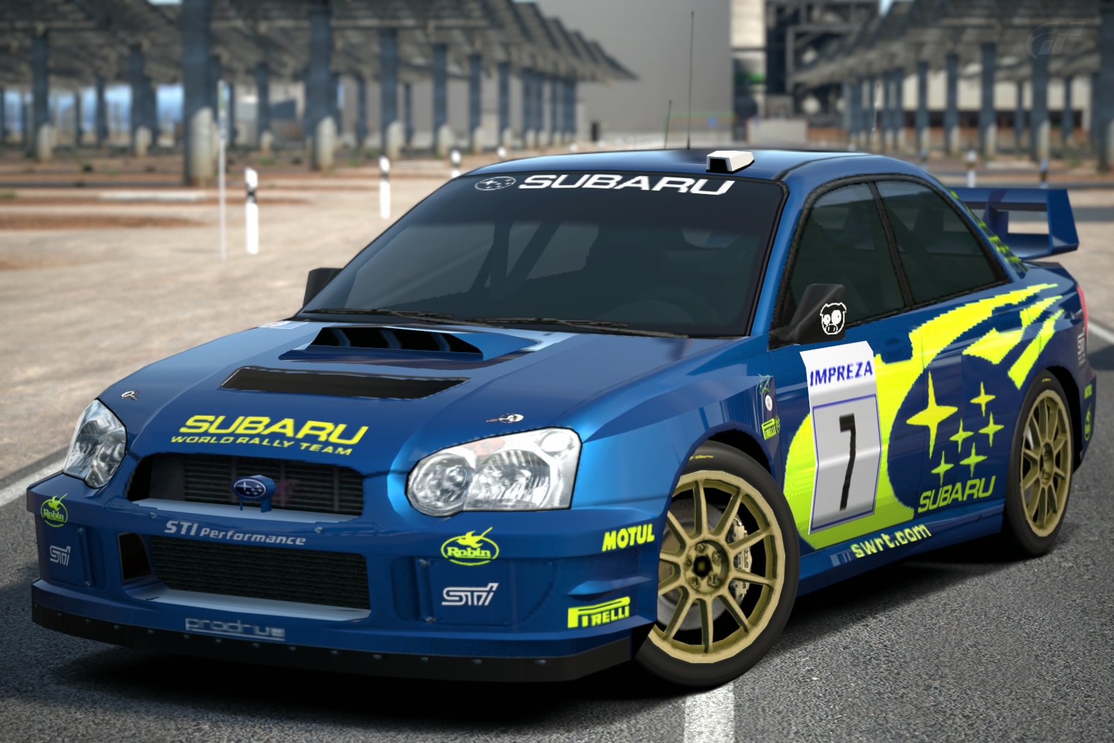 Subaru Impreza раллийная