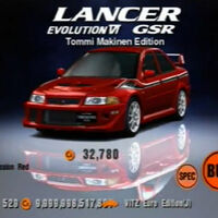 Mitsubishi Lancer Evolution Vi Gsr T M Edition Special Color