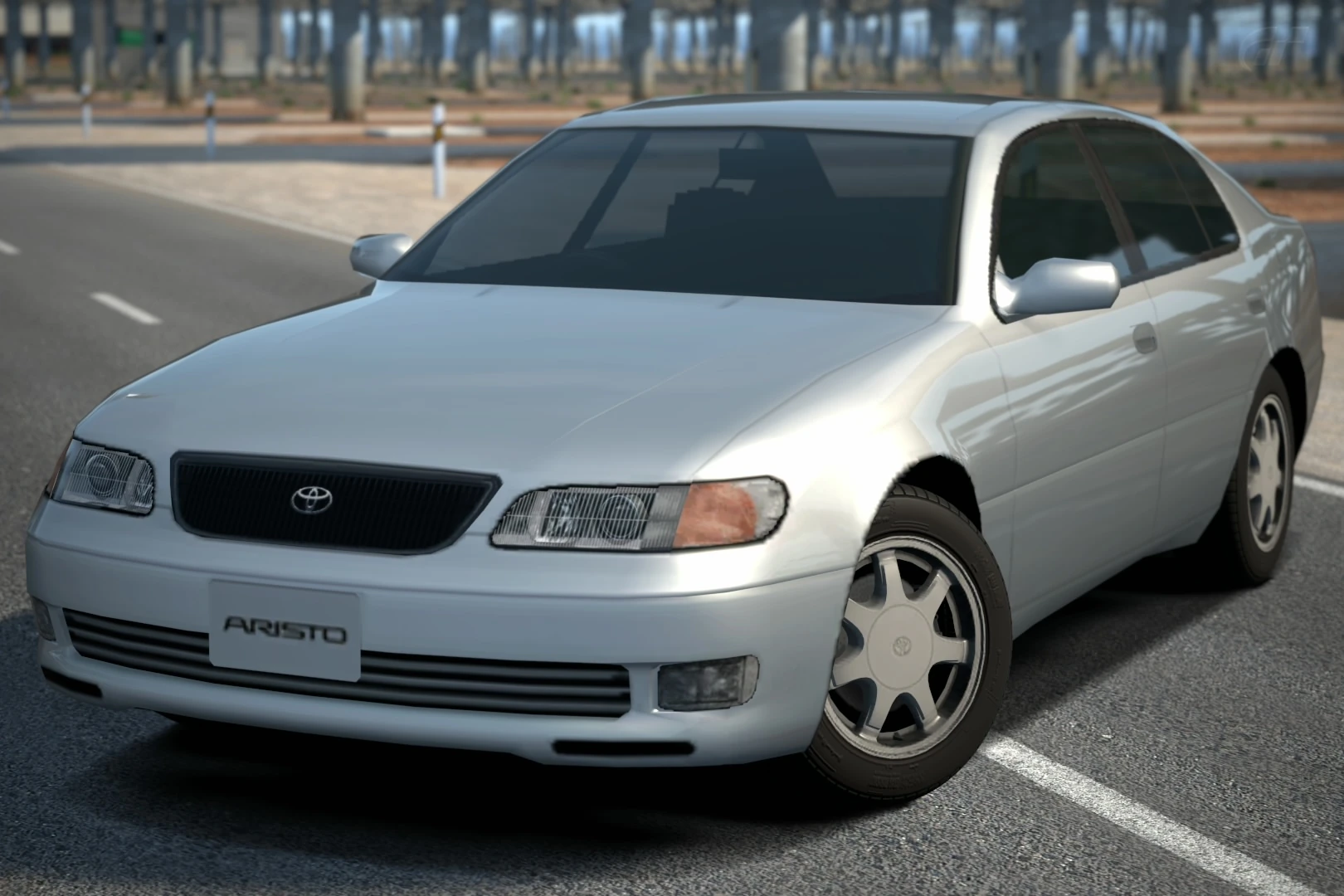 Miniature Hi-Story 1/43 Toyota Aristo 3.0V 1994 Bleue - Modèle Résine Limité