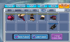 Fusion menu