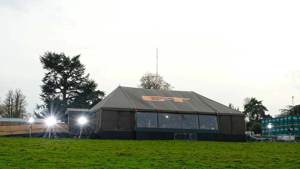 the grand tour tent location