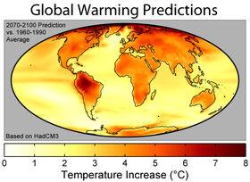 Global Warming Predictions Map