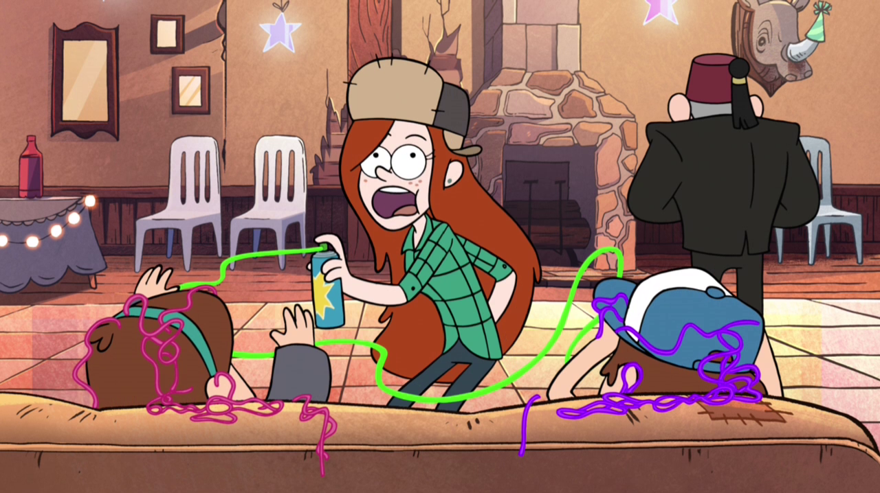 Image S1e7 Wendy Barf Silly String Png Gravity Falls Wiki Fandom Powered By Wikia