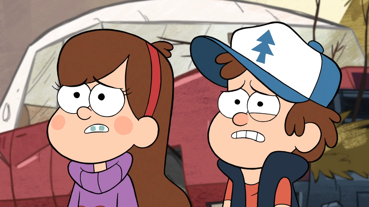 Image - S1e2 dipper and mabel worried.png | Gravity Falls Wiki | FANDOM ...