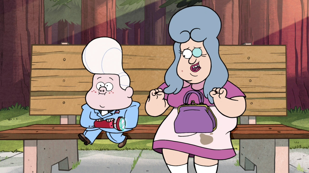 Image S1e11 Lil' Gideon with Lazy Susan.png Gravity Falls Wiki