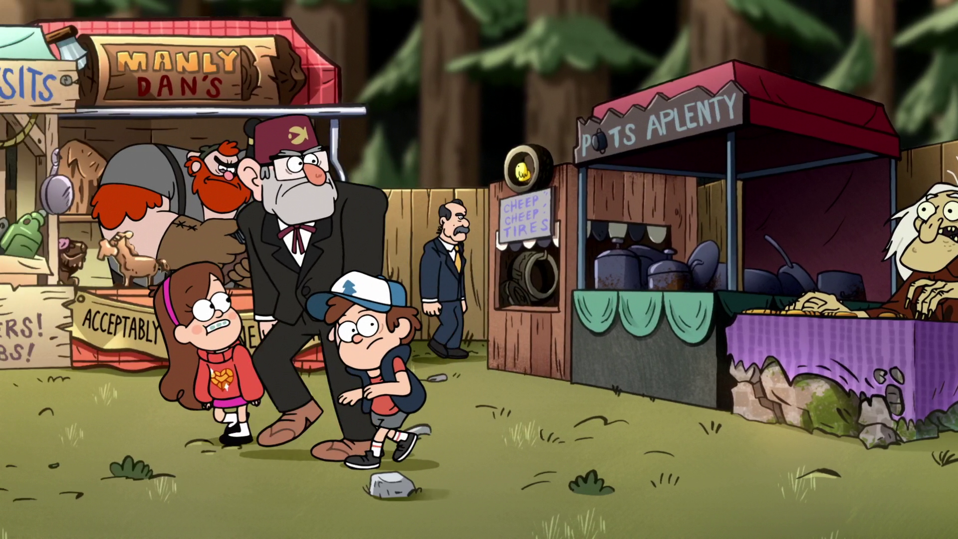 Gravity falls карта