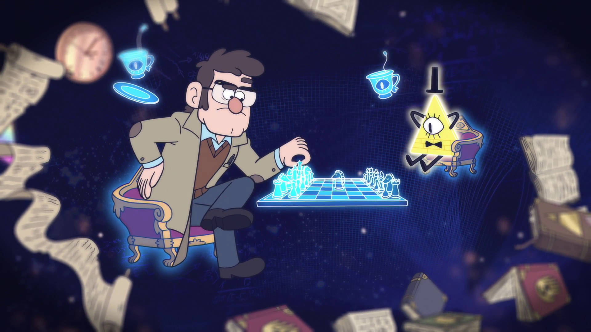 Gravity Falls Bill Cipher Handshake