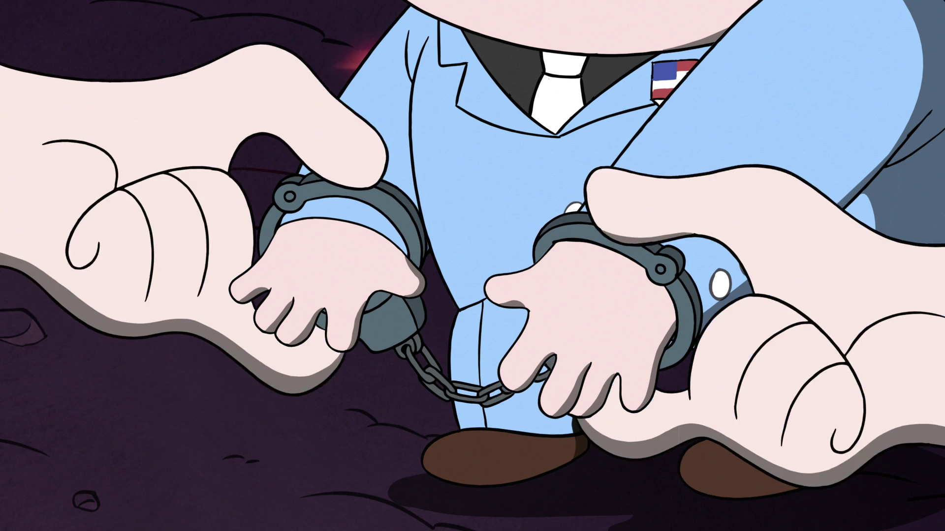 Image S1e20 Gideon In Cuffspng Gravity Falls Wiki Fandom Powered