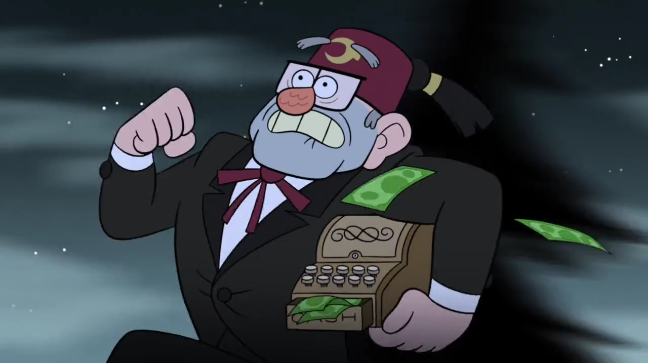 Grunkle stan running