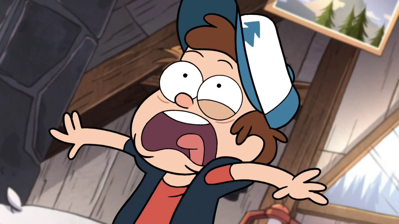 Image S1e16 dipper screaming.png Gravity Falls Wiki FANDOM