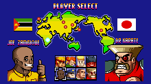Paul Robertson Fight Fighters select character