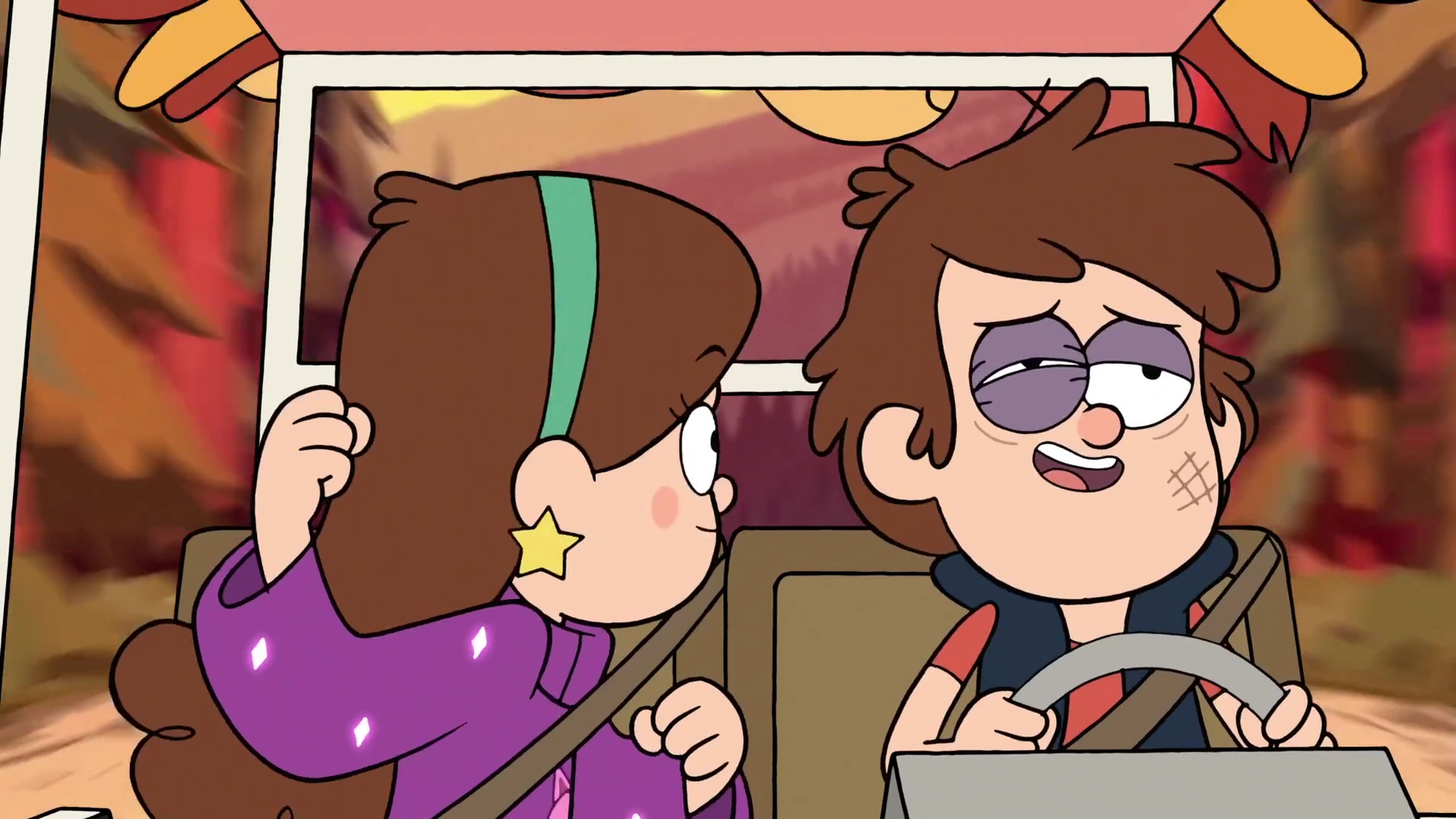 Image S1e1 bruised dipper.png Gravity Falls Wiki FANDOM powered