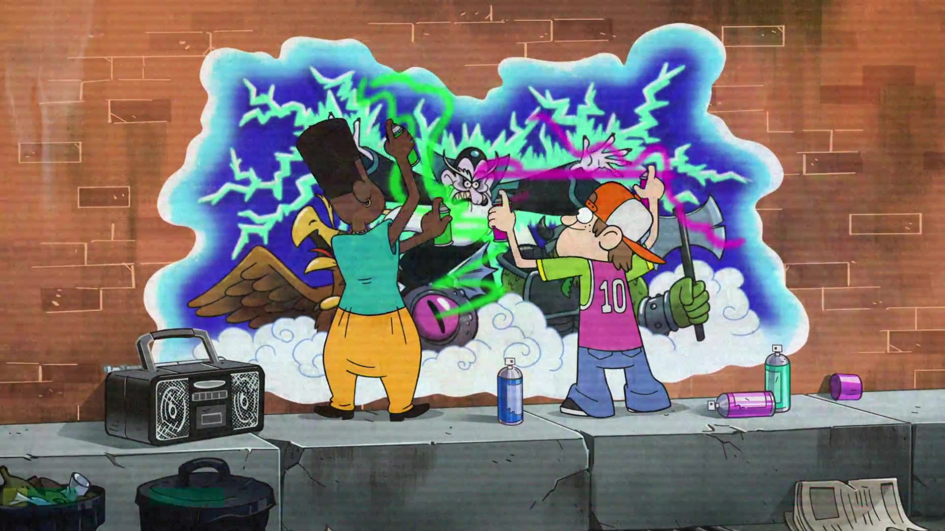Graffiti Gravity Falls Graffiti