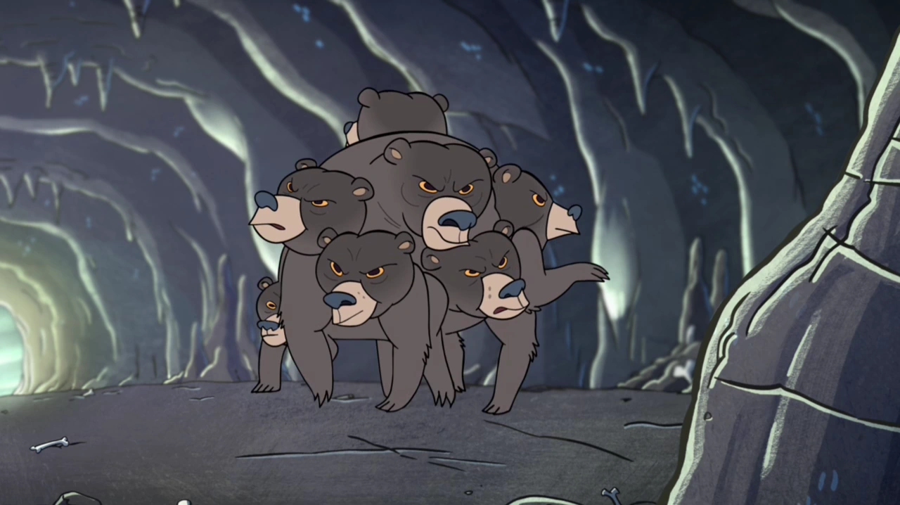 Image S1e6 multibear.png Gravity Falls Wiki FANDOM powered by Wikia