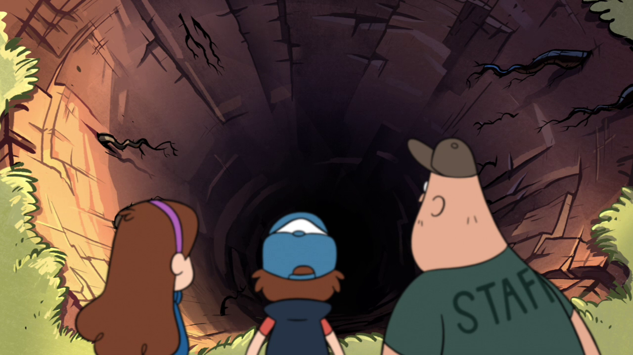 Bottomless Pit Place Gravity Falls Wiki Fandom Powered By Wikia