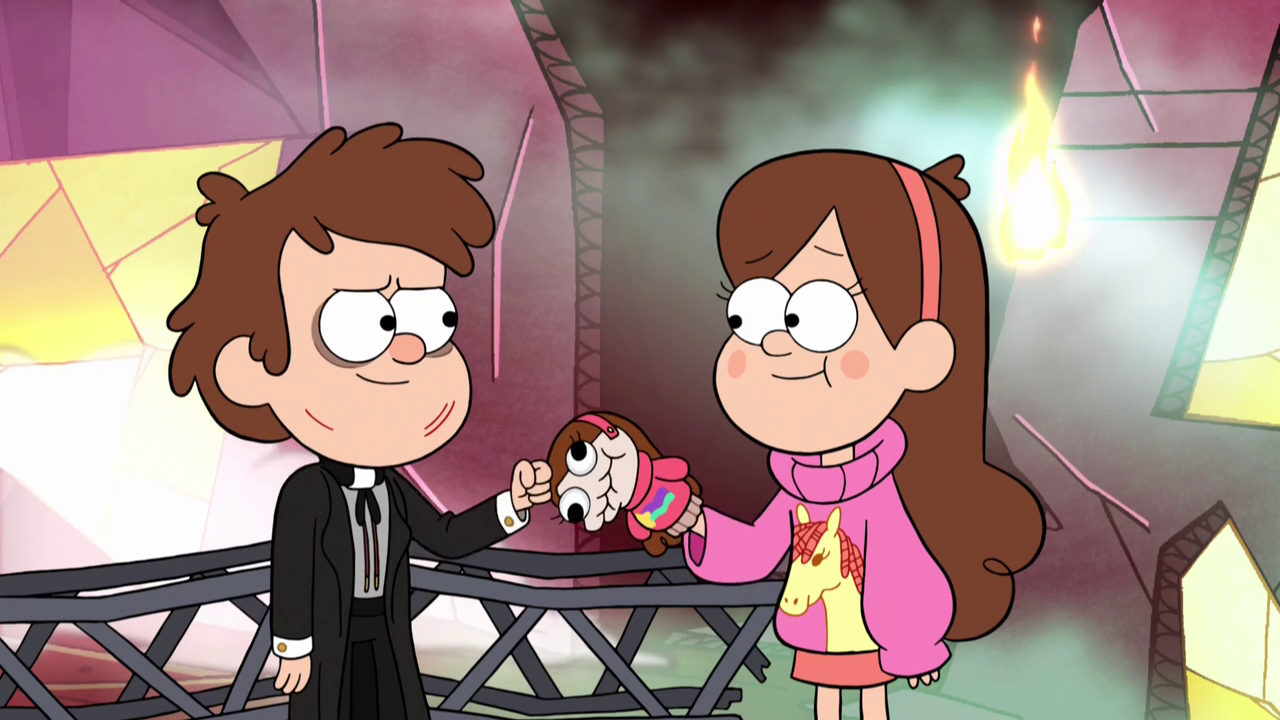 Gravity Falls Bill Cipher Handshake