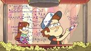 Dipper haciendo calculos