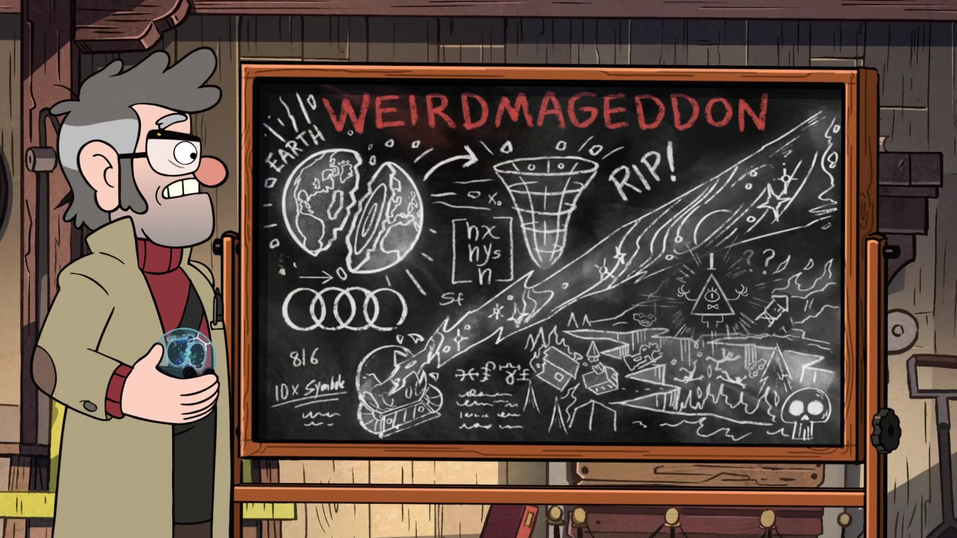 Image S2e17 Weirdmageddon full board.jpg Gravity Falls Wiki
