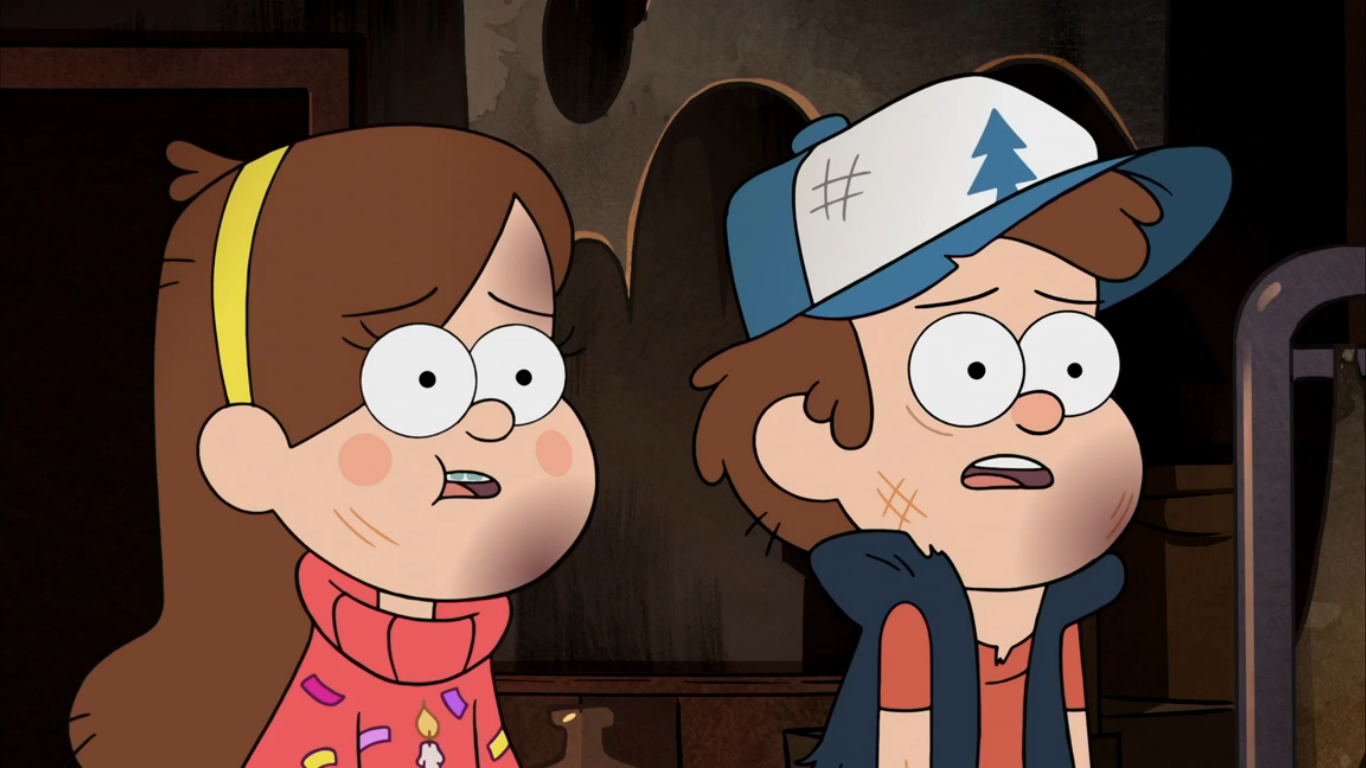 Image S2e20 Dipper and Mabel in shock.png Gravity Falls Wiki