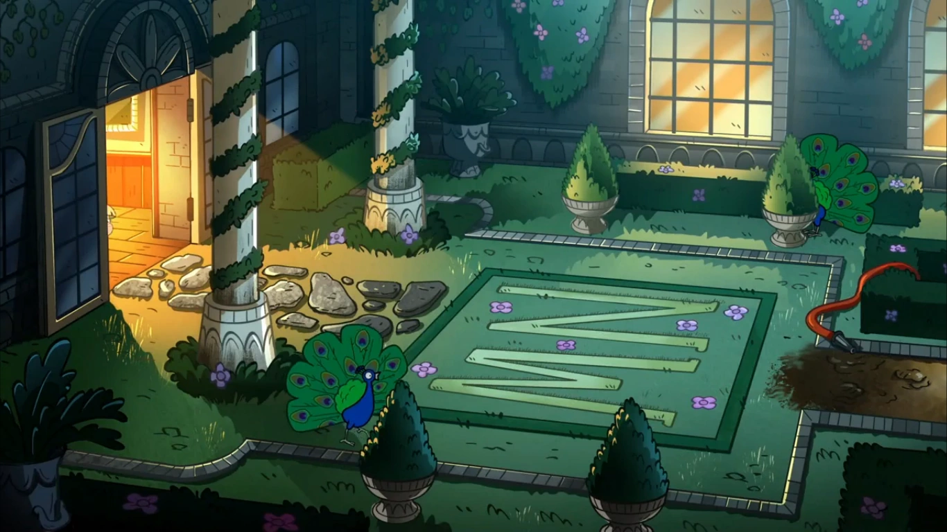 Image S2e10 NW garden entrance.png Gravity Falls Wiki FANDOM