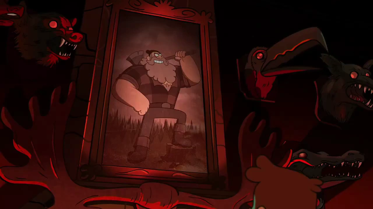 Image S2e10 Northwest Mansion Lumberjack Painting.png Gravity Falls