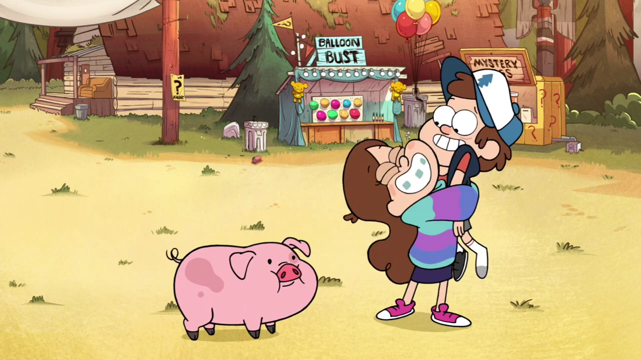 Image S1e9 Mabel hugging Dipper 2.png Gravity Falls Wiki FANDOM powered by Wikia