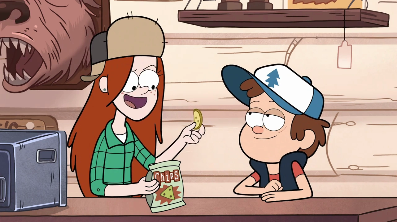 Image S1e17 wendy holding a CHIPS chip.png Gravity Falls Wiki