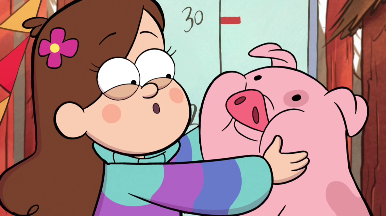 Image - S1e9 mabel holding waddles cheeks.png | Gravity Falls Wiki ...