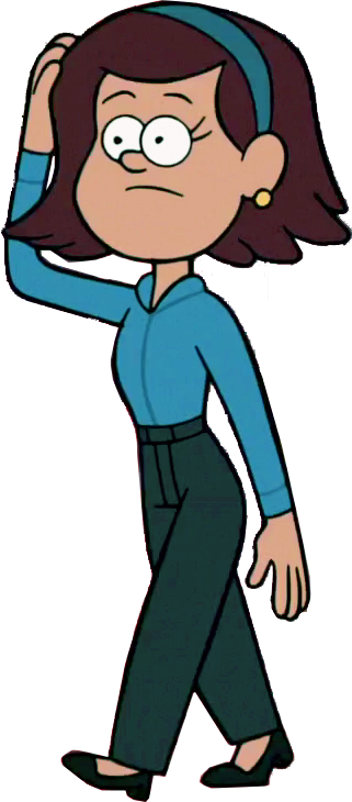 Image - Woman in blue appearance.png | Gravity Falls Wiki | FANDOM ...