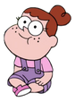 Unnamed girl with freckles
