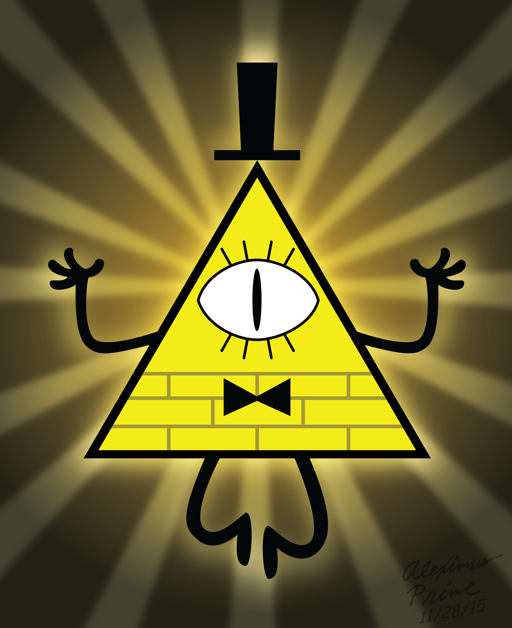 Image - Bill cipher by aleximusprime-d9ia34c.png | Gravity Falls Wiki ...