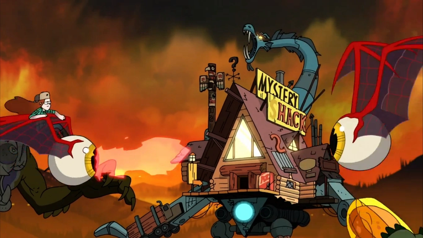 Image S2e20 eye bat vs eye bat.png Gravity Falls Wiki FANDOM