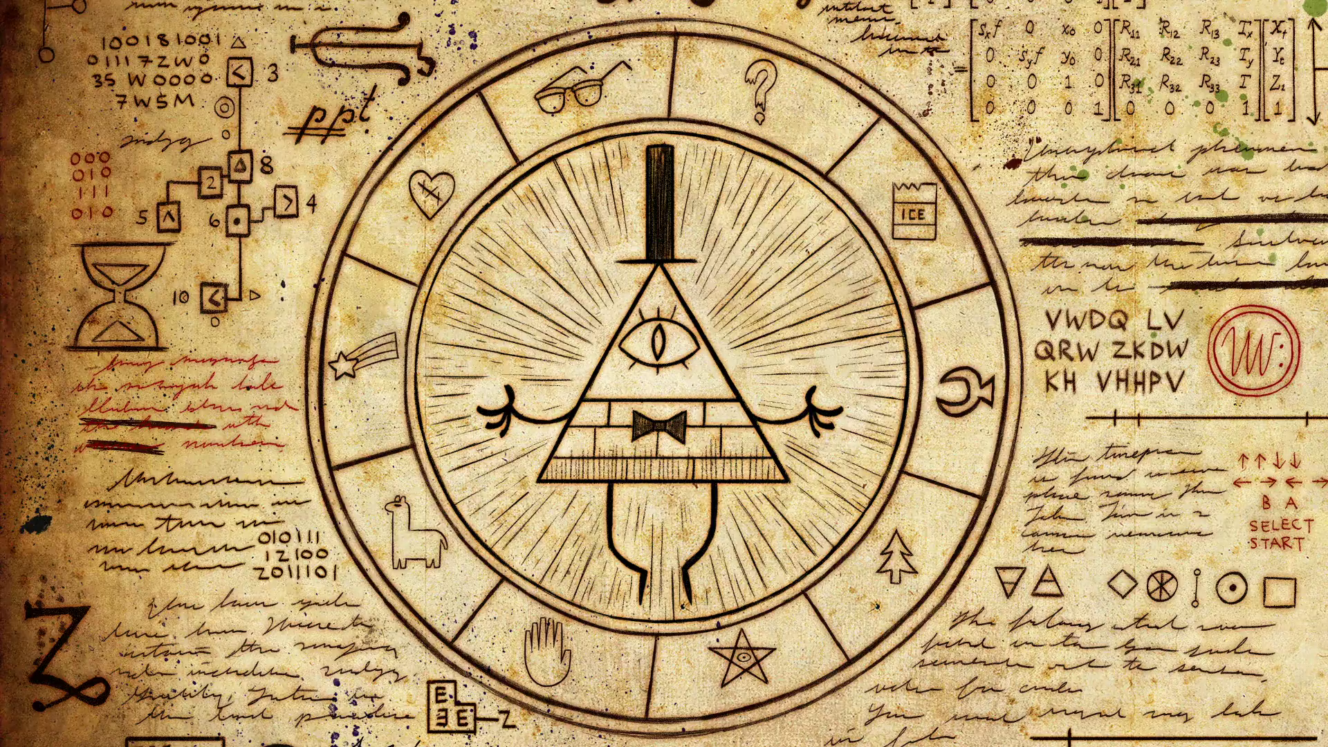 Image result for bill cipher wheel