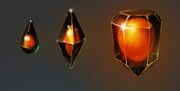Concept art of Precious Gem types