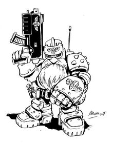 Squat Trooper by NachoMon