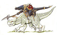 Lizardman Cavalry color test