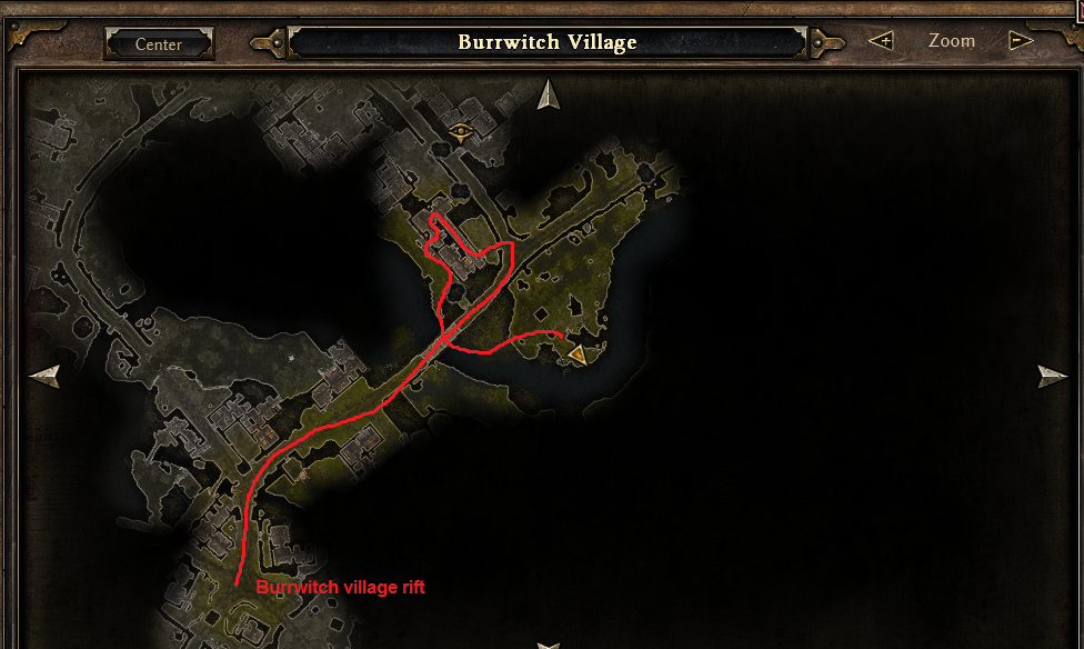 grim dawn map burial hill quest