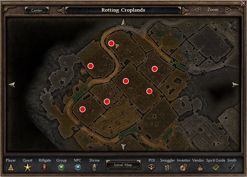 grim dawn map the gruesome harvest