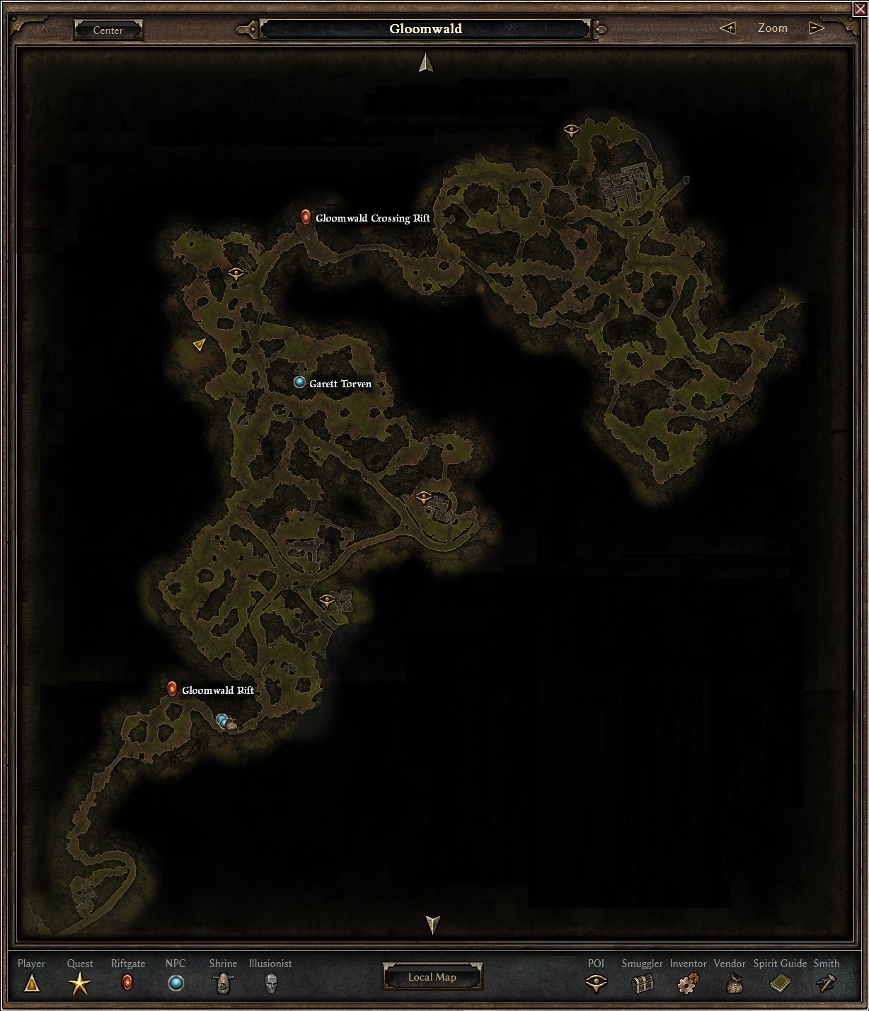 grim dawn map of locations in burrwhich village
