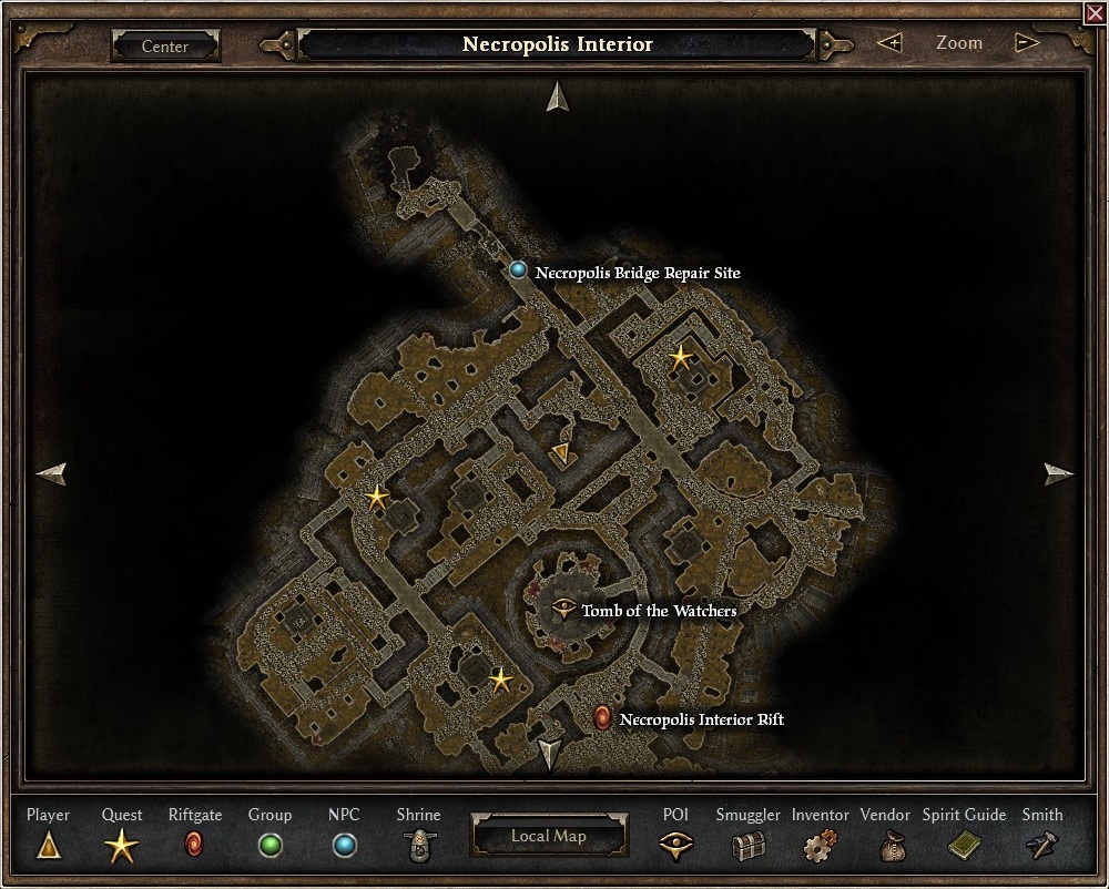 tomb of the damned grim dawn map