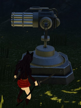 Turret machine gun