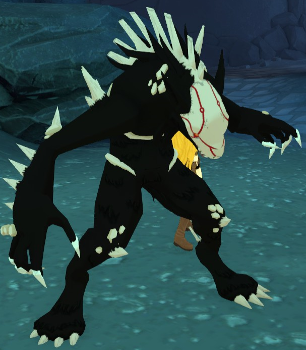 rwby alpha beowolf statue