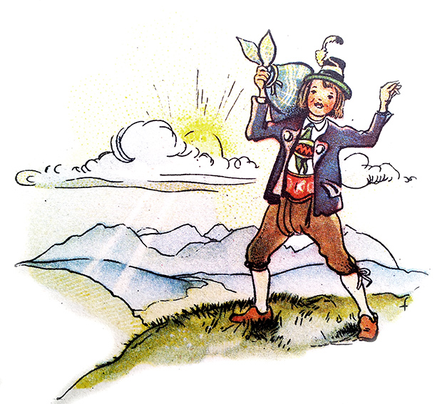 Bild Hans im glueck Rainer Fluhme 1947.jpg GrimmBilder Wiki