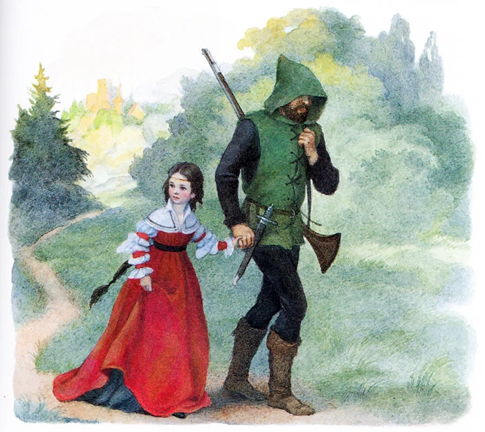 Schneewittchen und der Jäger | Grimm-Bilder Wiki | FANDOM powered by Wikia