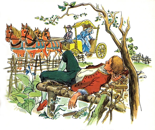 Die Rabe (Illustrationen) | Grimm-Bilder Wiki | Fandom