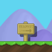 Pointy-sign-block