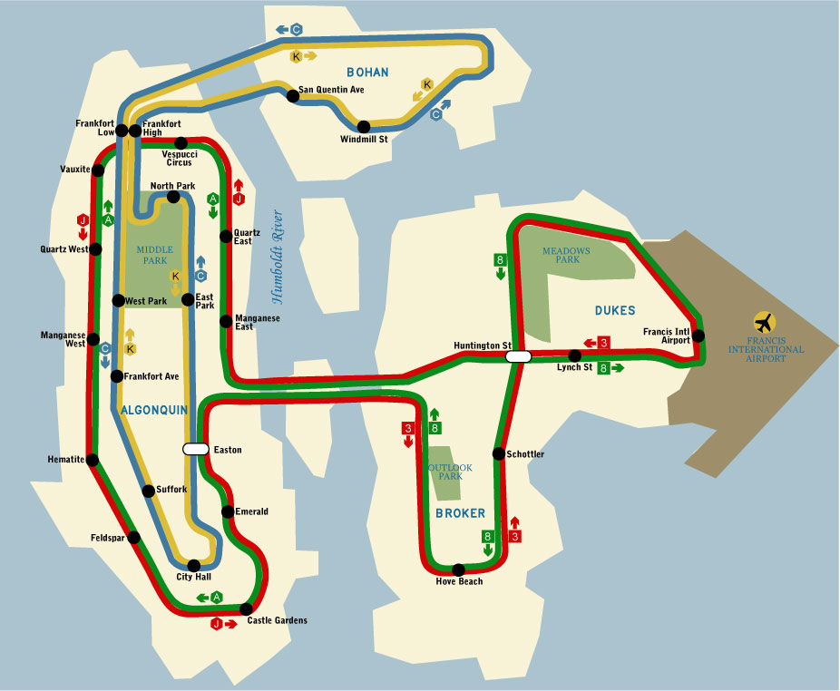 Метро в гта сан андреас схема линий
